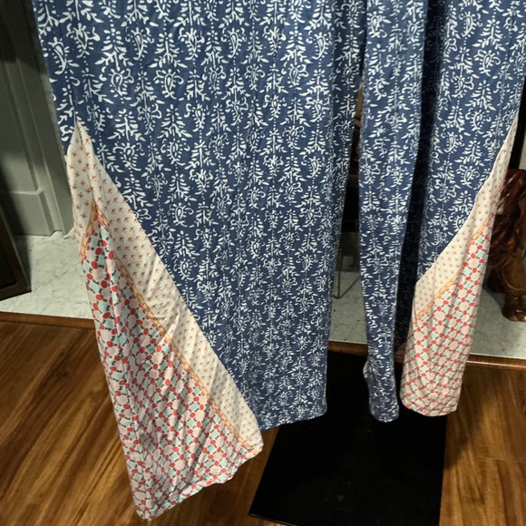 Matilda Jane Clothing Open Road Romper Blue White Floral Print Size 8 NWT - Picture 4 of 10